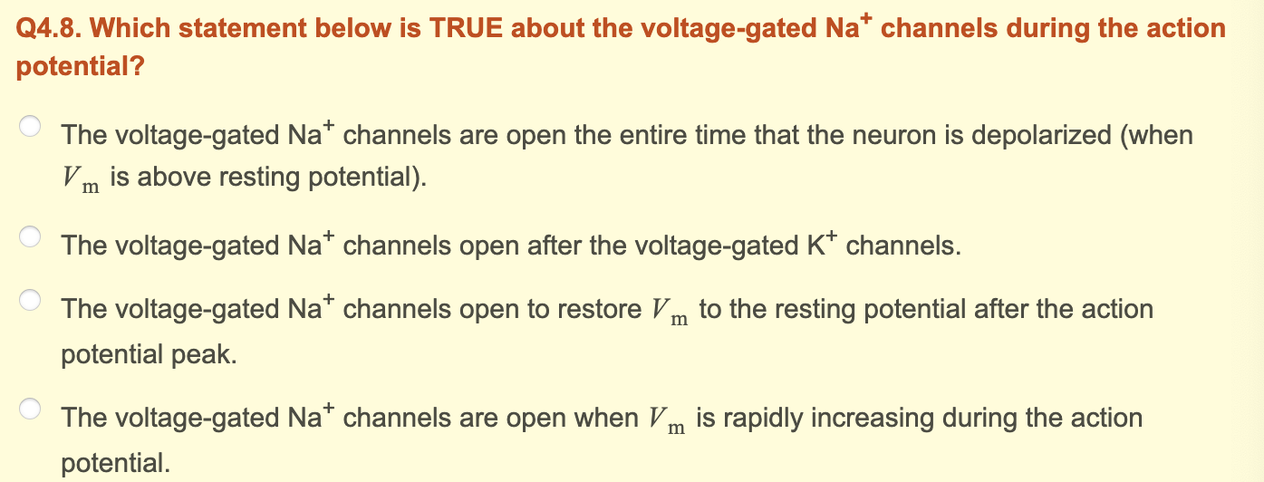 Solved Q4.8. Which statement below is TRUE about the | Chegg.com