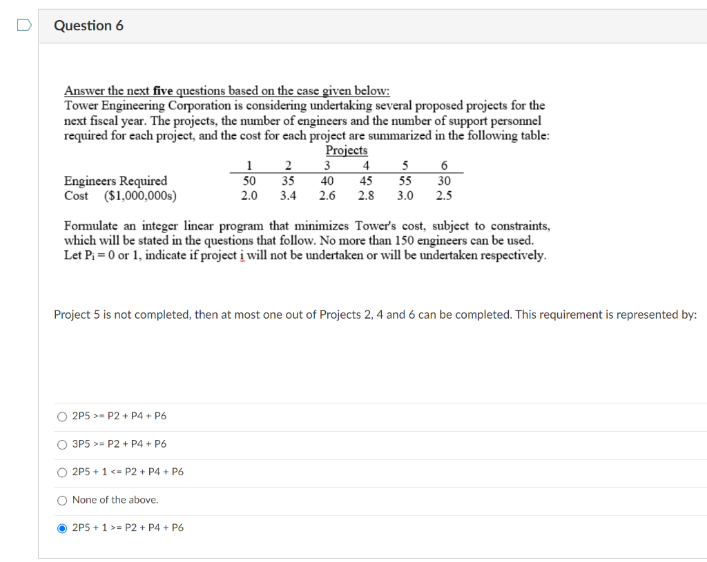 Solved Answer the next five questions based on the case | Chegg.com