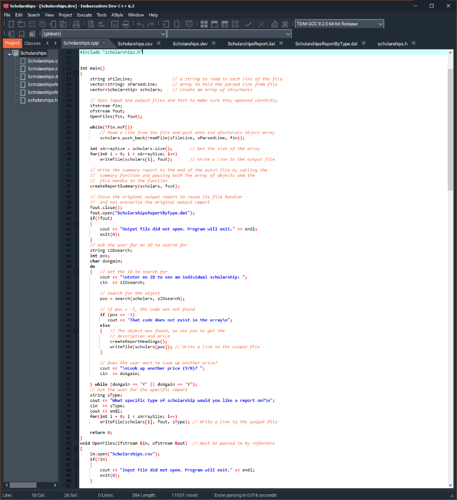 Solved I having a hard time with a C++ program that I have | Chegg.com