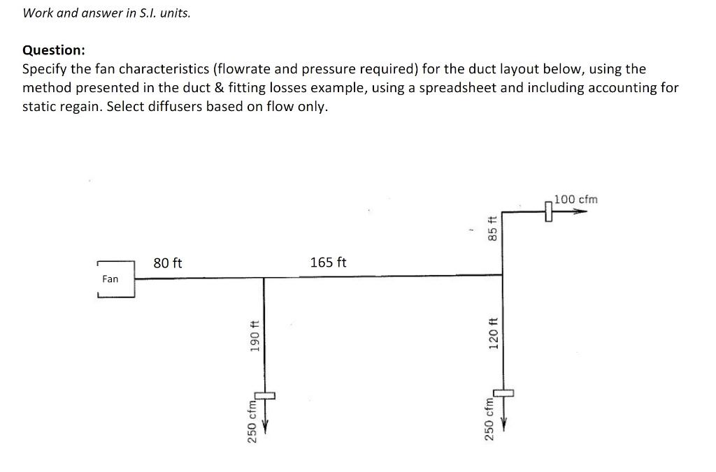 Solved Work and answer in S.I. units. Question: Specify the | Chegg.com