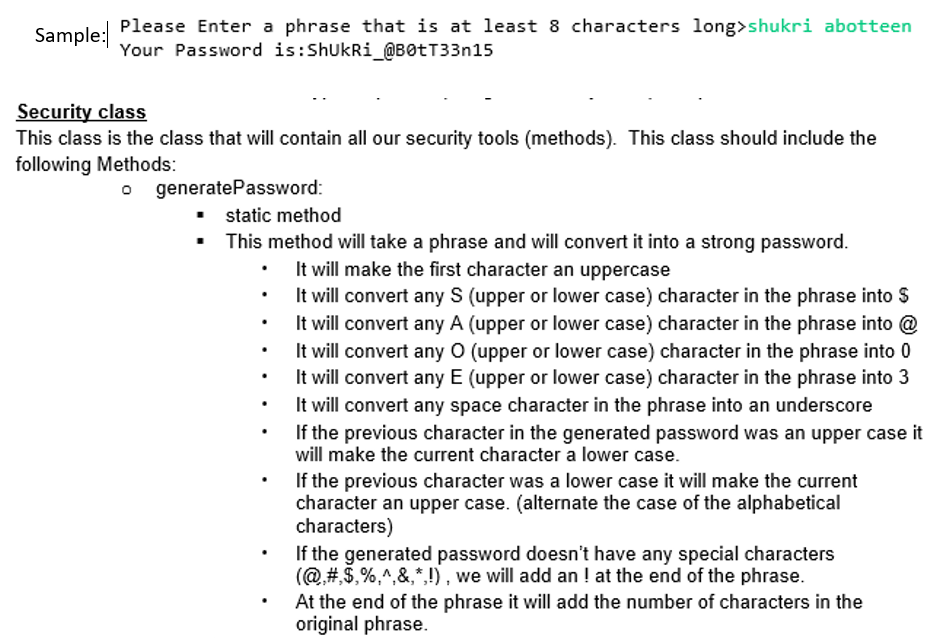 Solved This is in java I psudoCode is fine, but please | Chegg.com