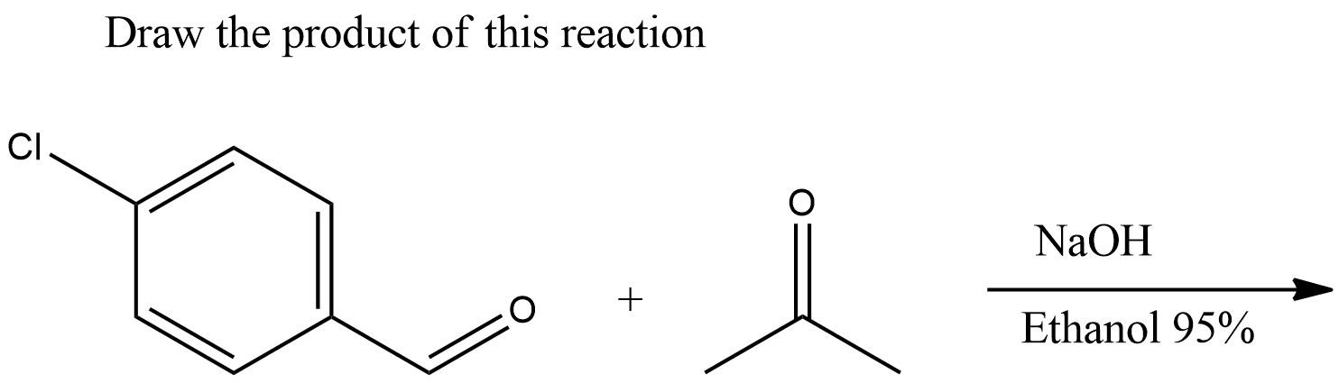 Solved Draw the product of this reaction CI NaOH + Ethanol | Chegg.com