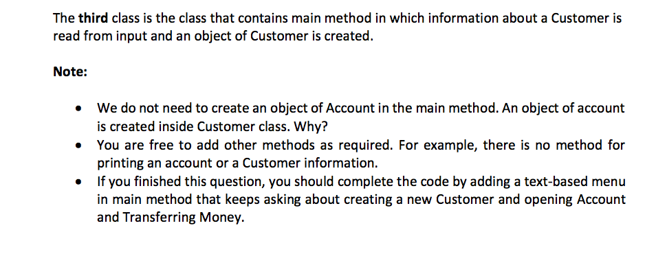 Solved Part 1&2 You are supposed to implement a simple | Chegg.com