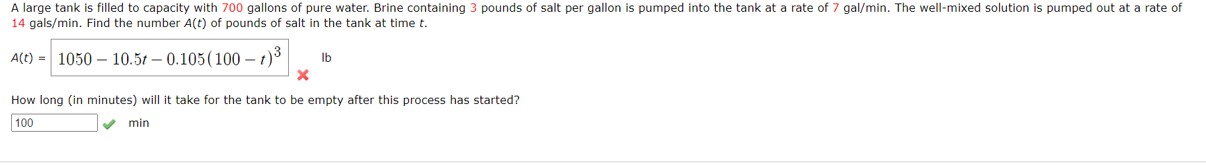 solved-a-large-tank-is-filled-to-capacity-with-700-gallons-chegg