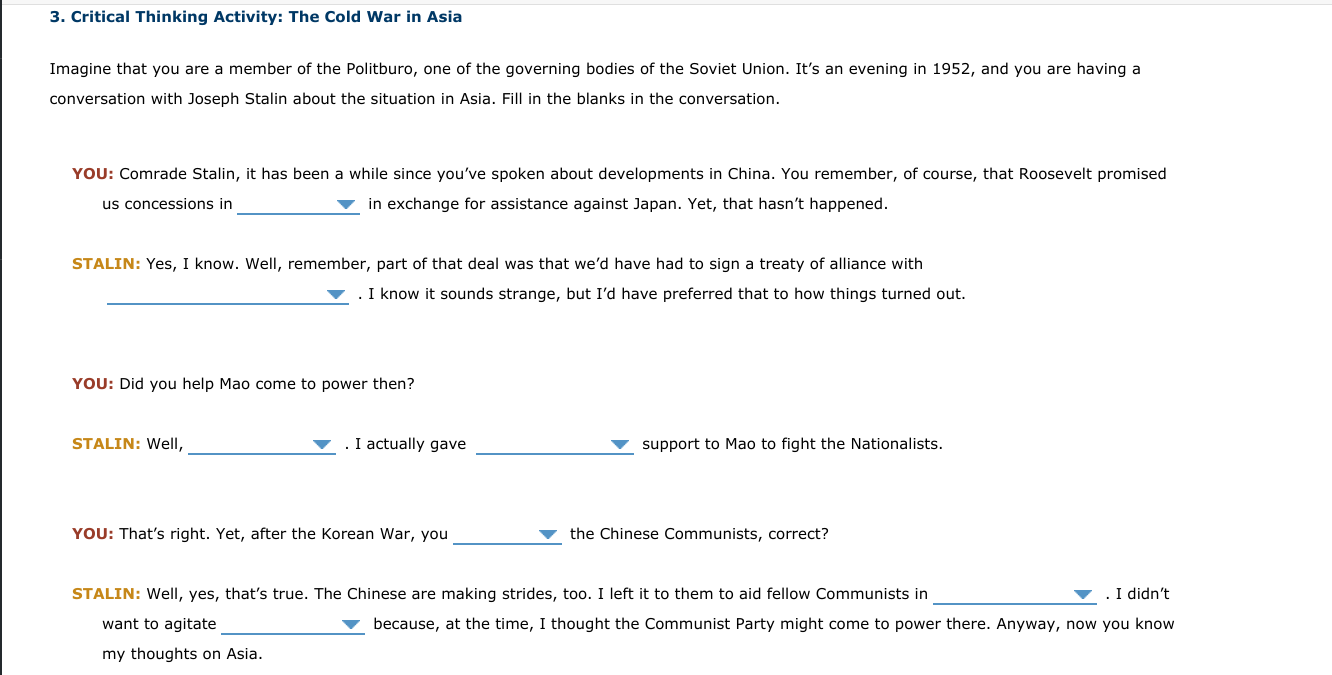 history assignment answers