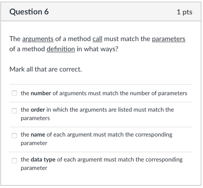 Solved Question 1 1 Pts Which Of The Following Statements | Chegg.com