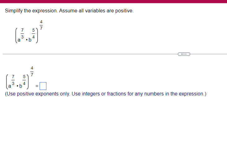 Solved Simplify the expression. Assume all variables are | Chegg.com