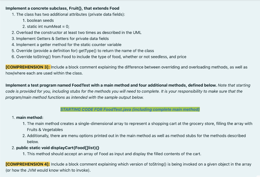 Solved 1 USE JAVA PROGRAMMING LANGUAGE. 2 PROVIDE | Chegg.com
