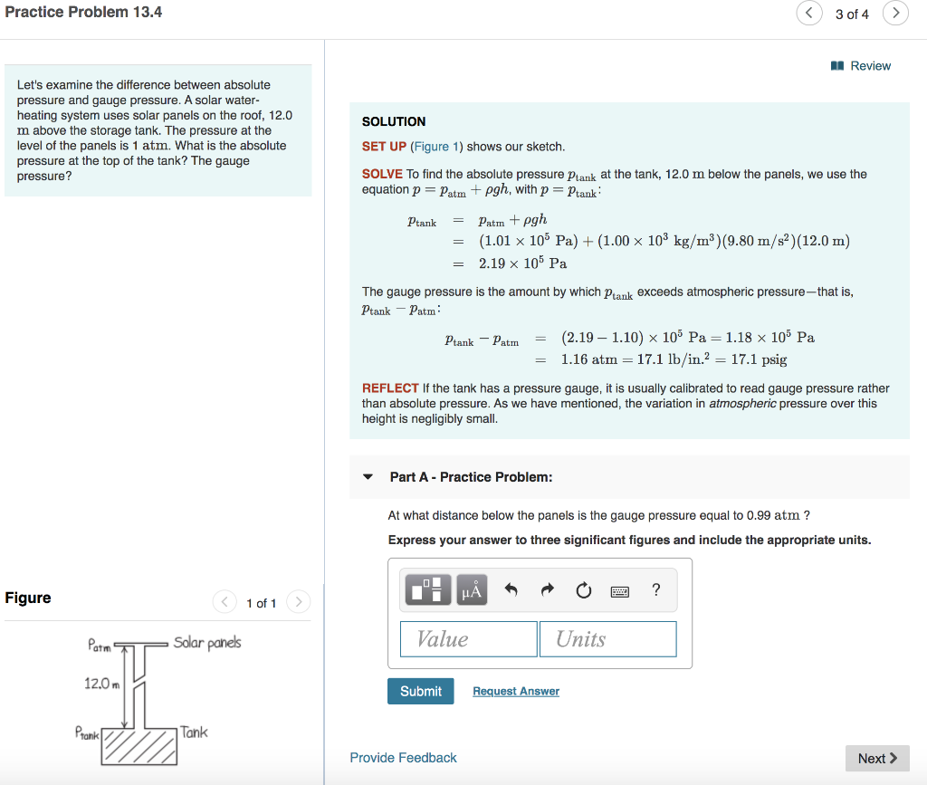 Solved Practice Problem 13.4 3 of 4 > Review Let's examine