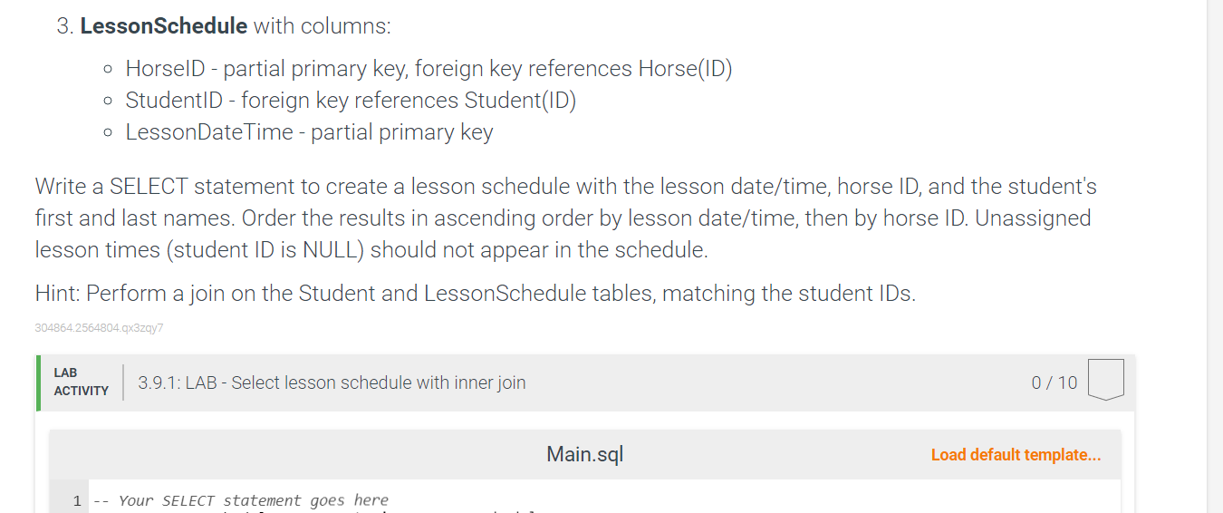 solved-3-9-lab-select-lesson-schedule-with-inner-join-the-chegg