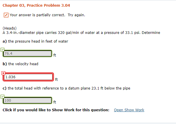 Solved Chapter 03, Practice Problem 3.04 Your answer is | Chegg.com