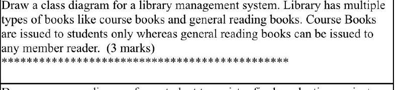 Solved Draw a class diagram for a library management system. | Chegg.com