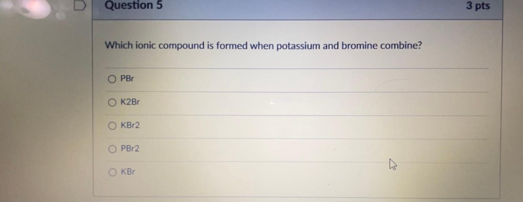 Solved Question 4 3 pts Which of the following is not a | Chegg.com