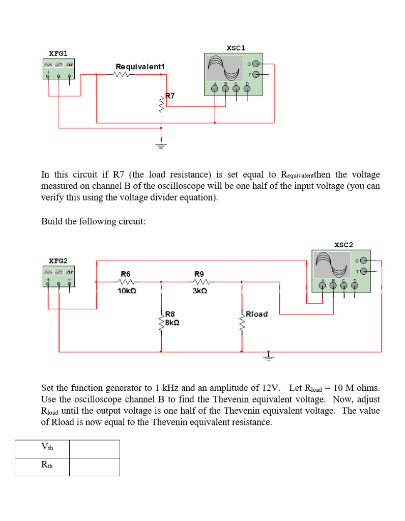 Solved EE 282 Circuit I Pre-Lab 5 Maximum Power Transfer | Chegg.com