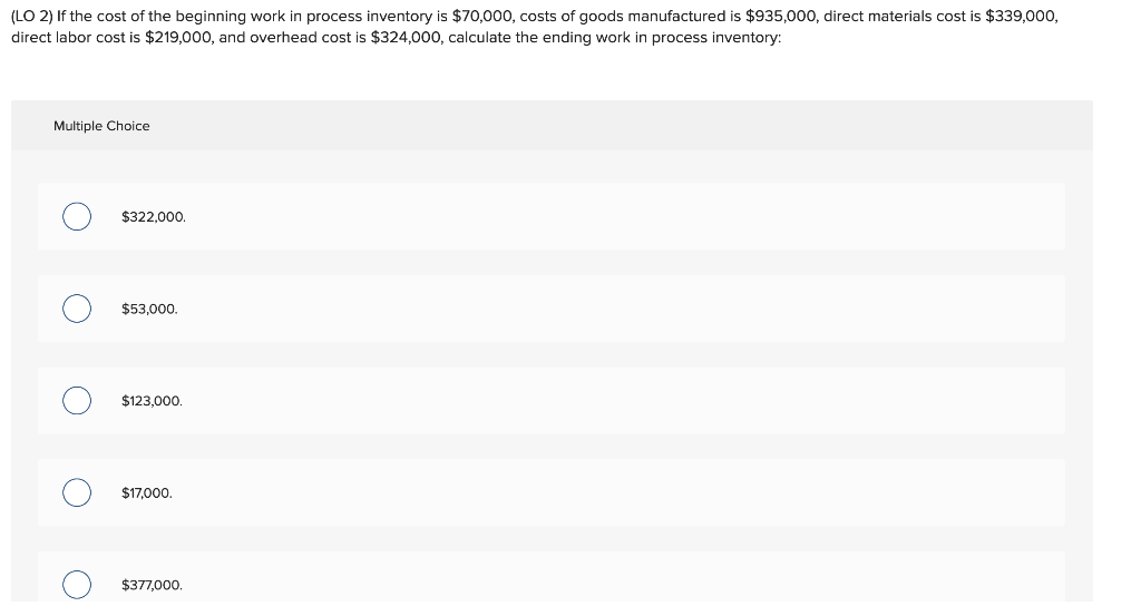 Solved (LO 1) A company's prime costs total 4,900,000 and