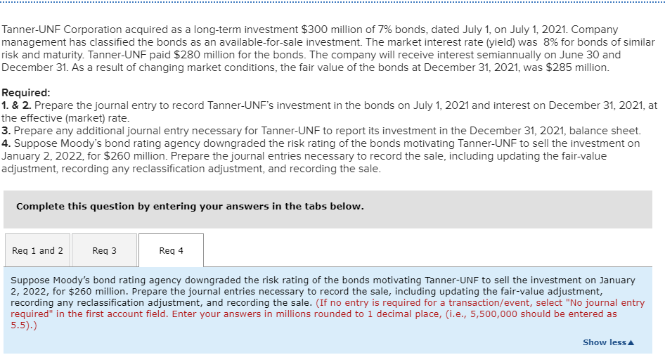 solved-tanner-unf-corporation-acquired-as-a-long-term-chegg