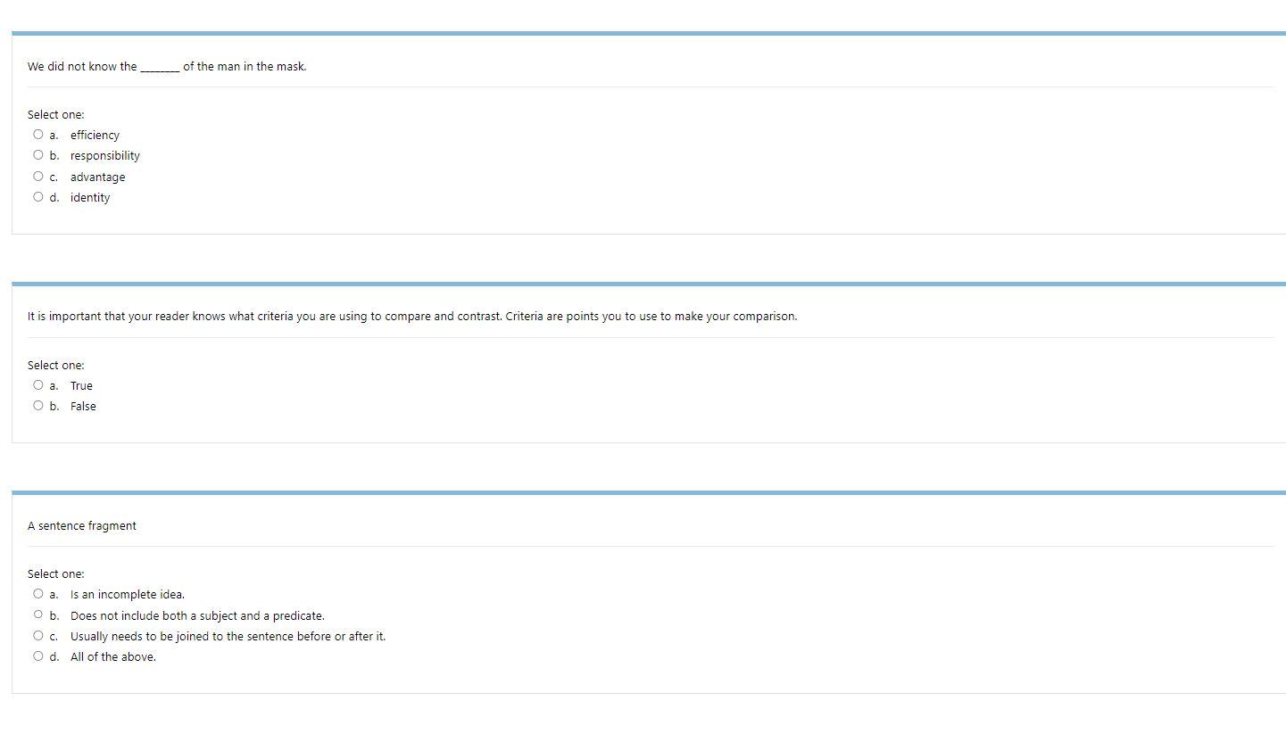 Grammar: Choose the correct word for the blank. The | Chegg.com