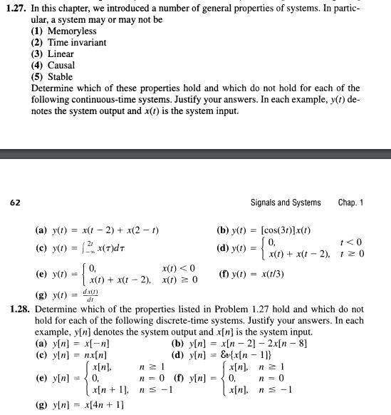 Solved 1.27. In this chapter, we introduced a number of | Chegg.com