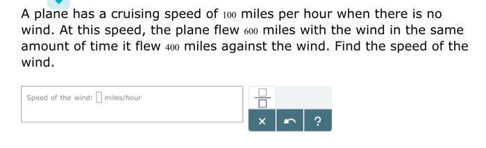 plane travel miles per hour