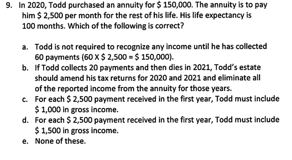 solved-9-in-2020-todd-purchased-an-annuity-for-150-000-chegg