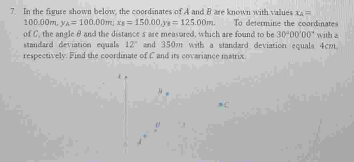 7. ﻿in the figure shown below, the coordinates of a | Chegg.com