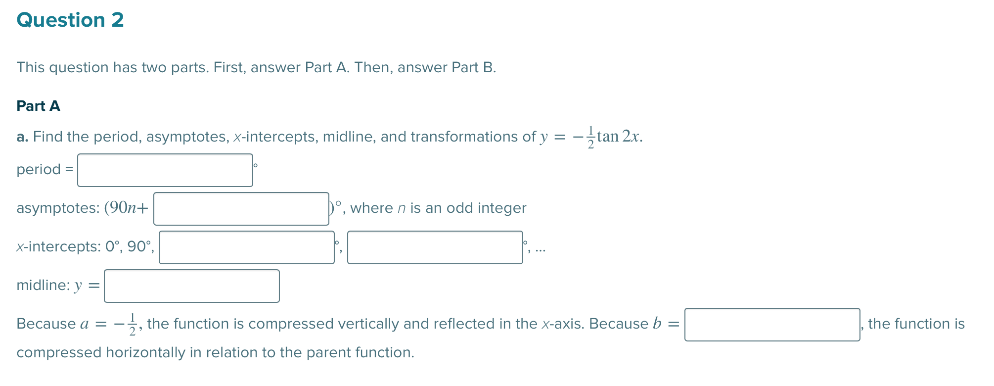 Solved Question 1 This question has two parts. First, answer | Chegg.com
