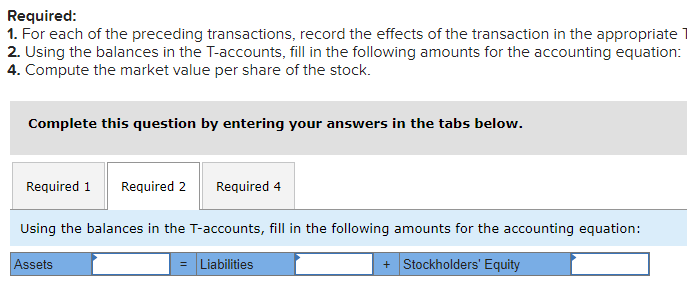 Solved E2-10 (Algo) Analyzing the Effects of Transactions in | Chegg.com