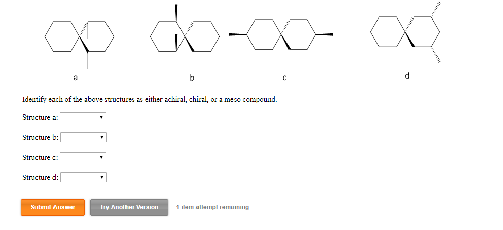 Solved Identify each of the above structures as either | Chegg.com