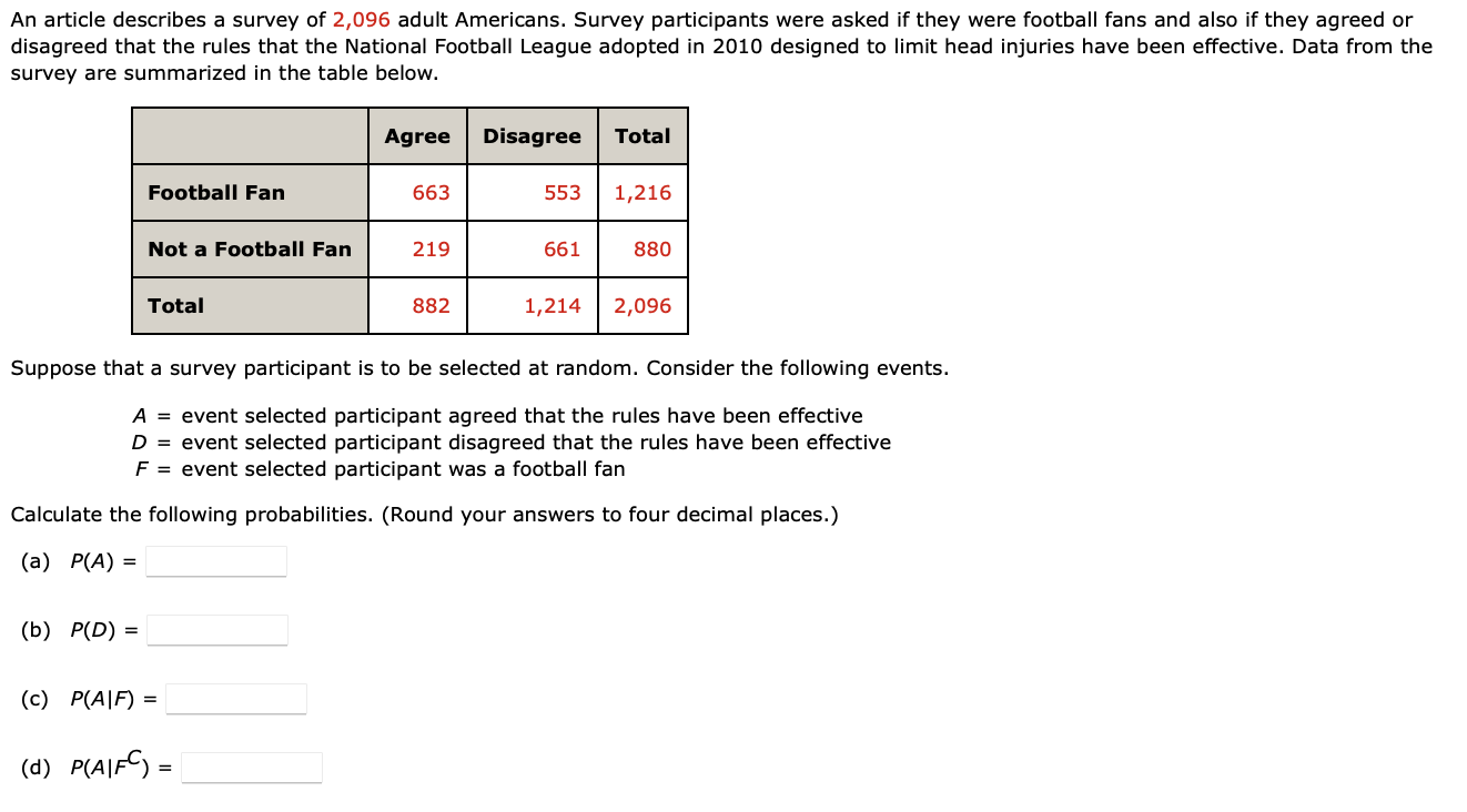 Solved An Article Describes A Survey Of Adult Chegg Com