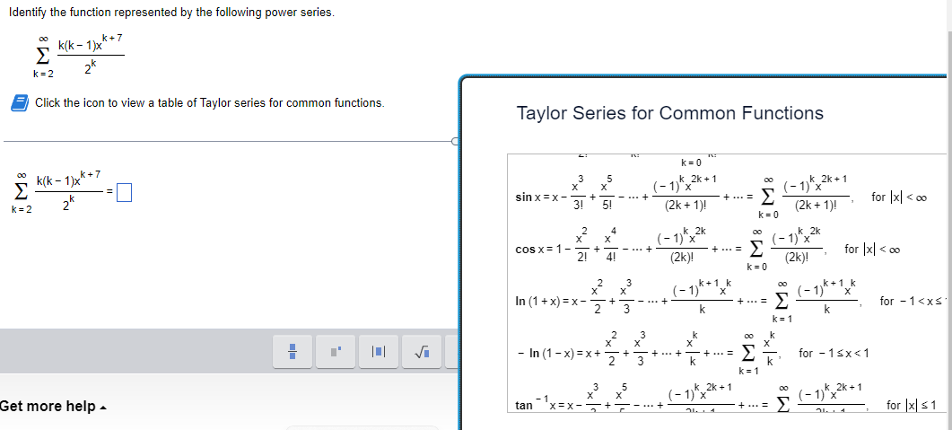Solved Identify the function represented by the following | Chegg.com