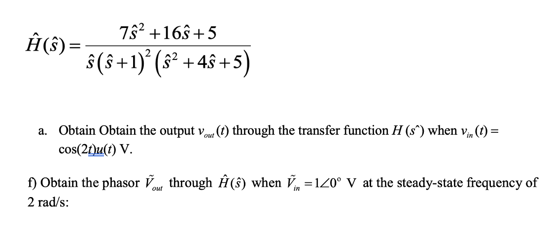 Solved A S 752 165 5 1 S 4ŝ 5 A Obtain Obt Chegg Com