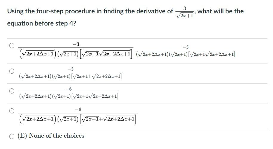 Solved Using the four-step procedure in finding the | Chegg.com