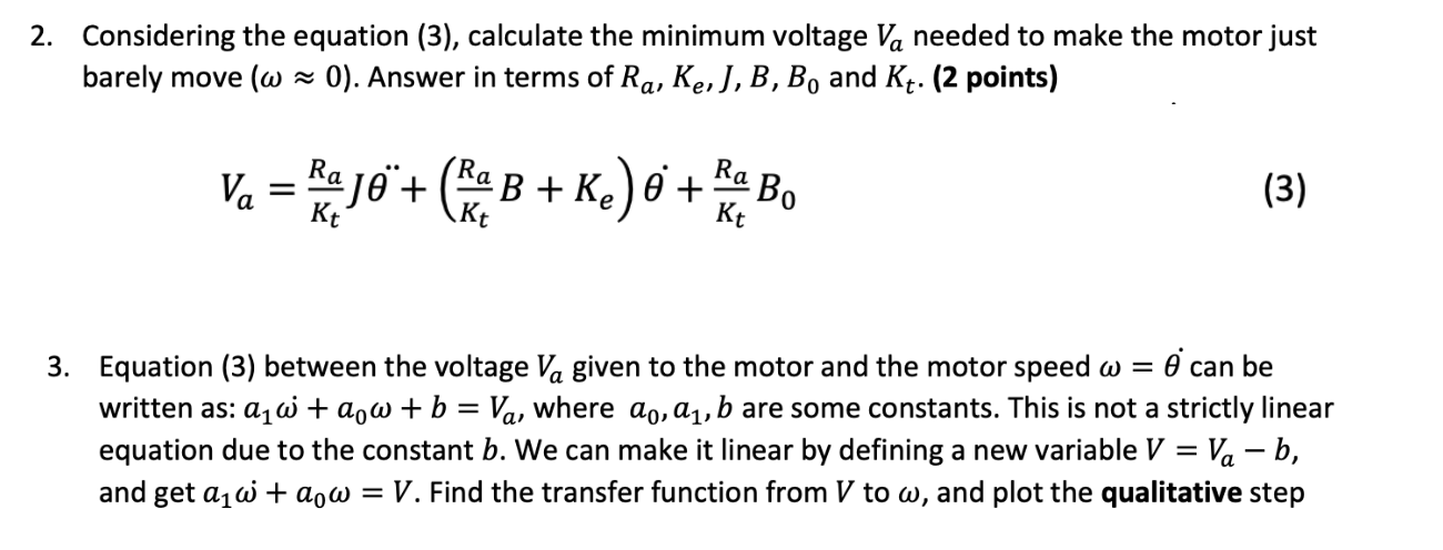 2 Considering The Equation 3 Calculate The Chegg Com