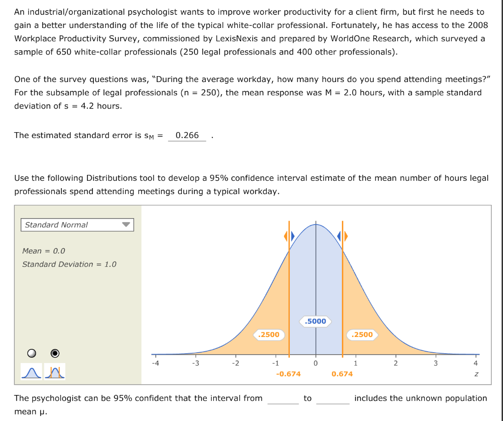 Solved An psychologist wants to