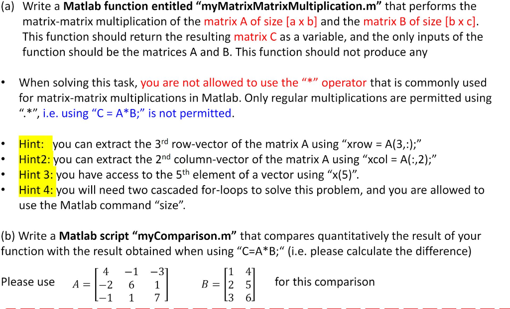 Solved a Write a Matlab function entitled Chegg