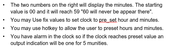 Solved Part 2: DIGITAL CLOCK In this part, you will program | Chegg.com