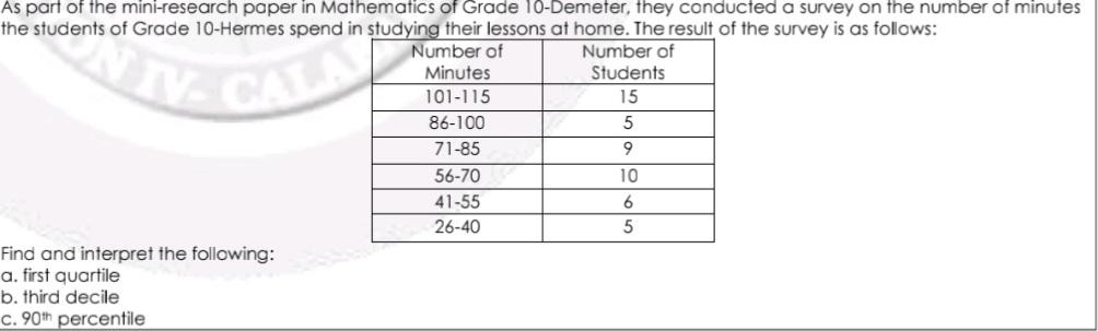 learning task 3b as part of the mini research paper in mathematics