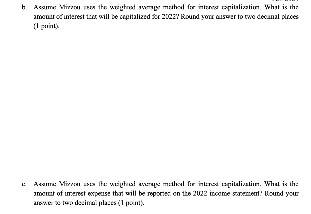 Solved B. Assume Mizzou Uses The Weighted Average Method For | Chegg.com