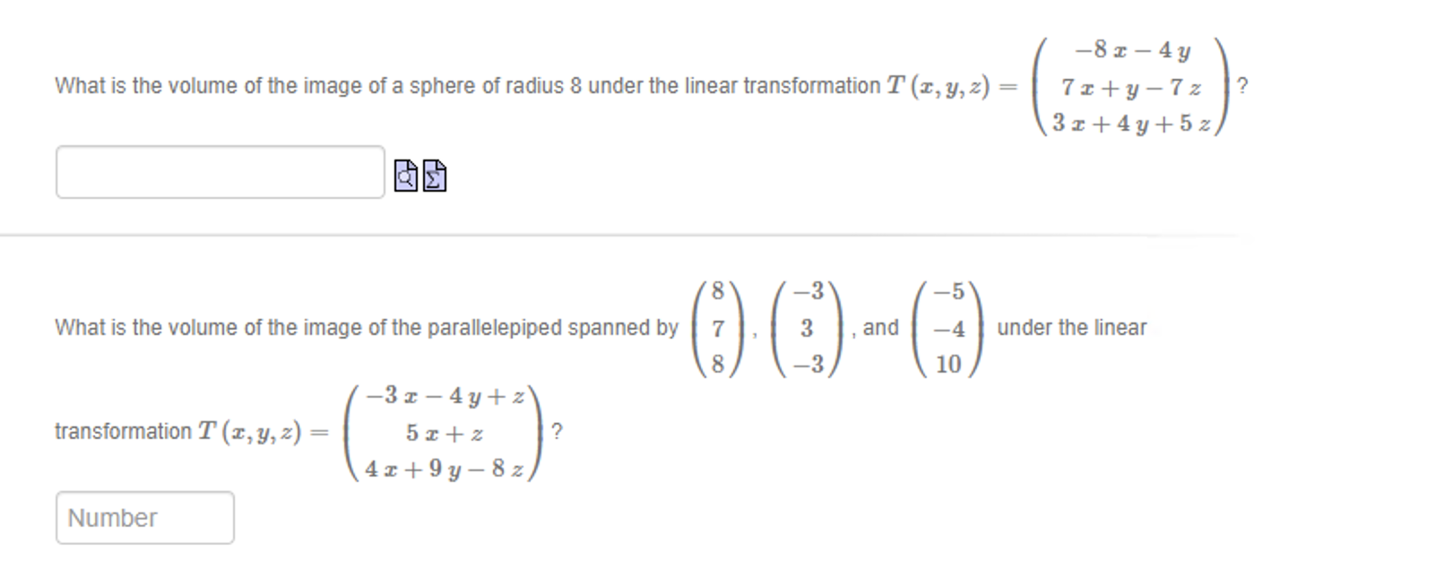 Solved Can someone help me with these two problems because I | Chegg.com