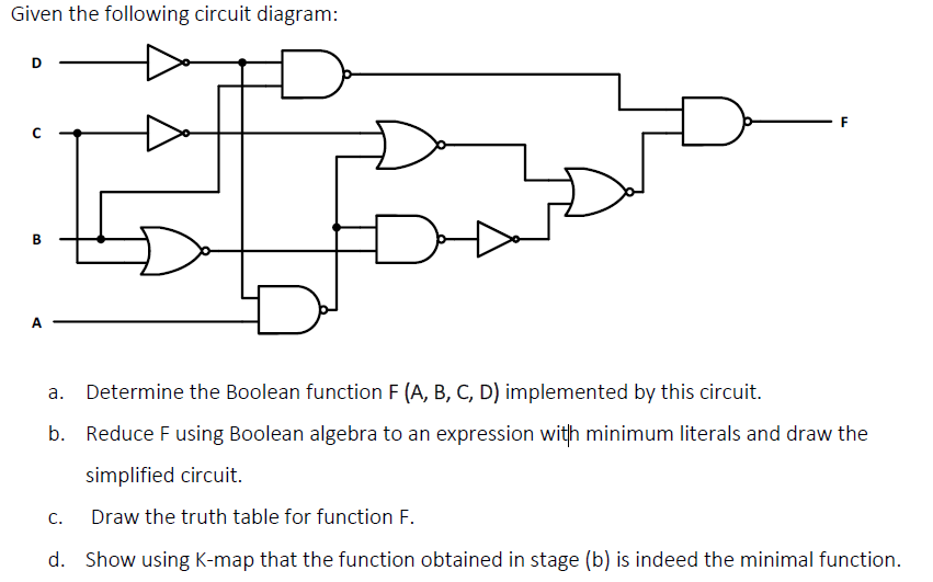 Solved Given The Following Circuit Diagram: Determine The | Chegg.com