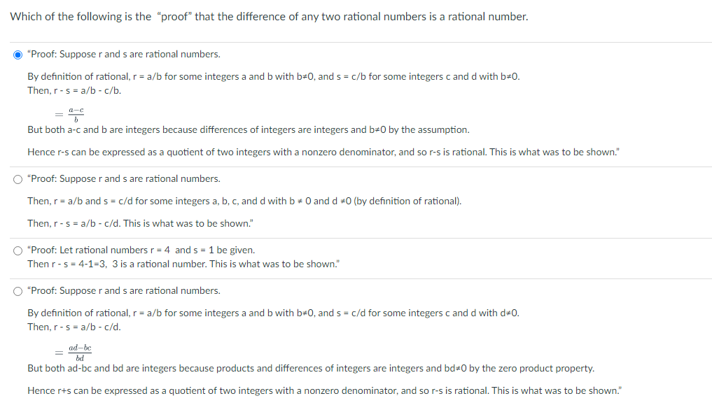 Solved Which of the following is the 