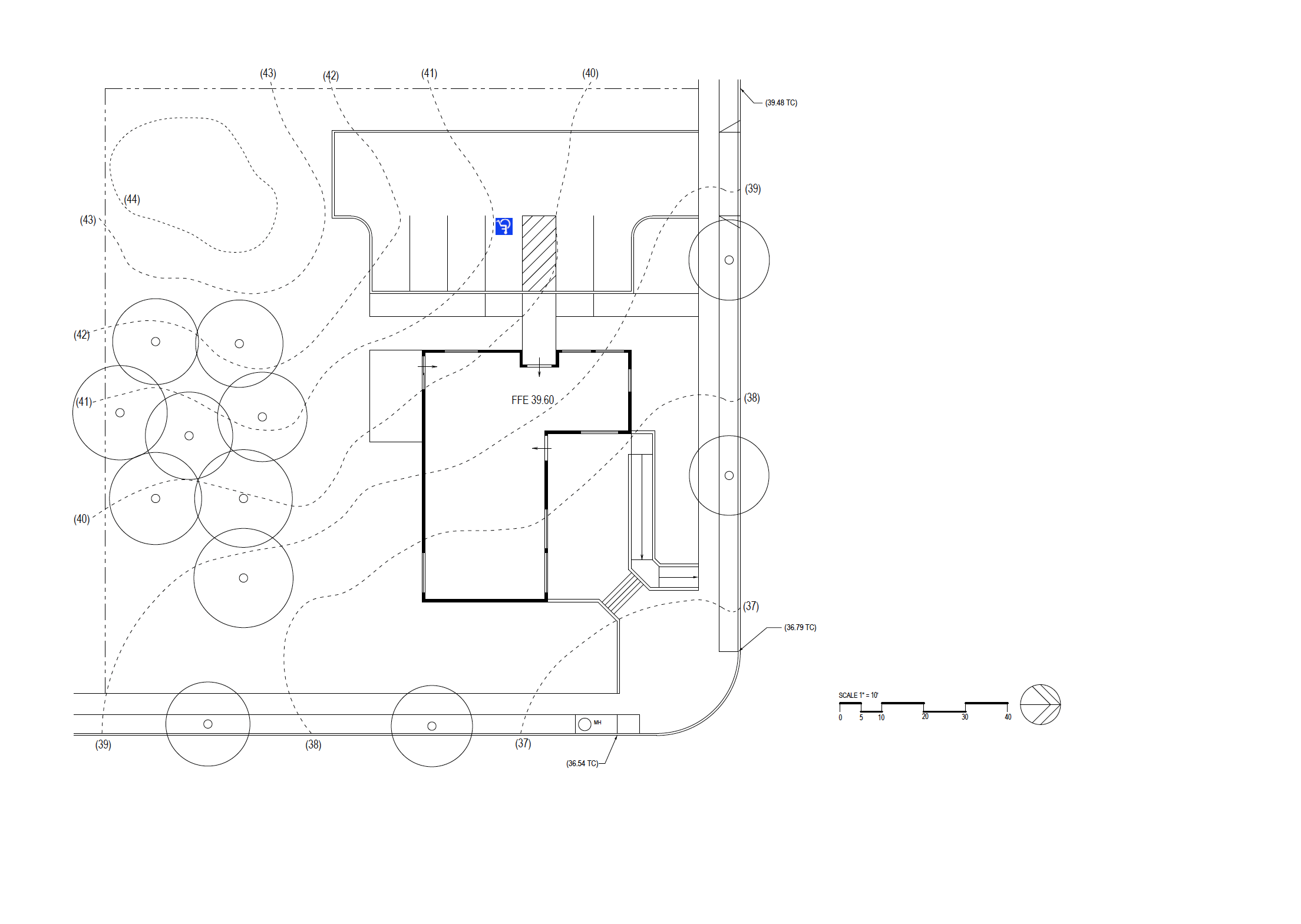 Solved Mm ï Calculate The Spot Elevations Contours And Chegg
