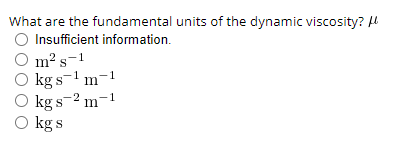 Solved What are the fundamental units of the dynamic | Chegg.com