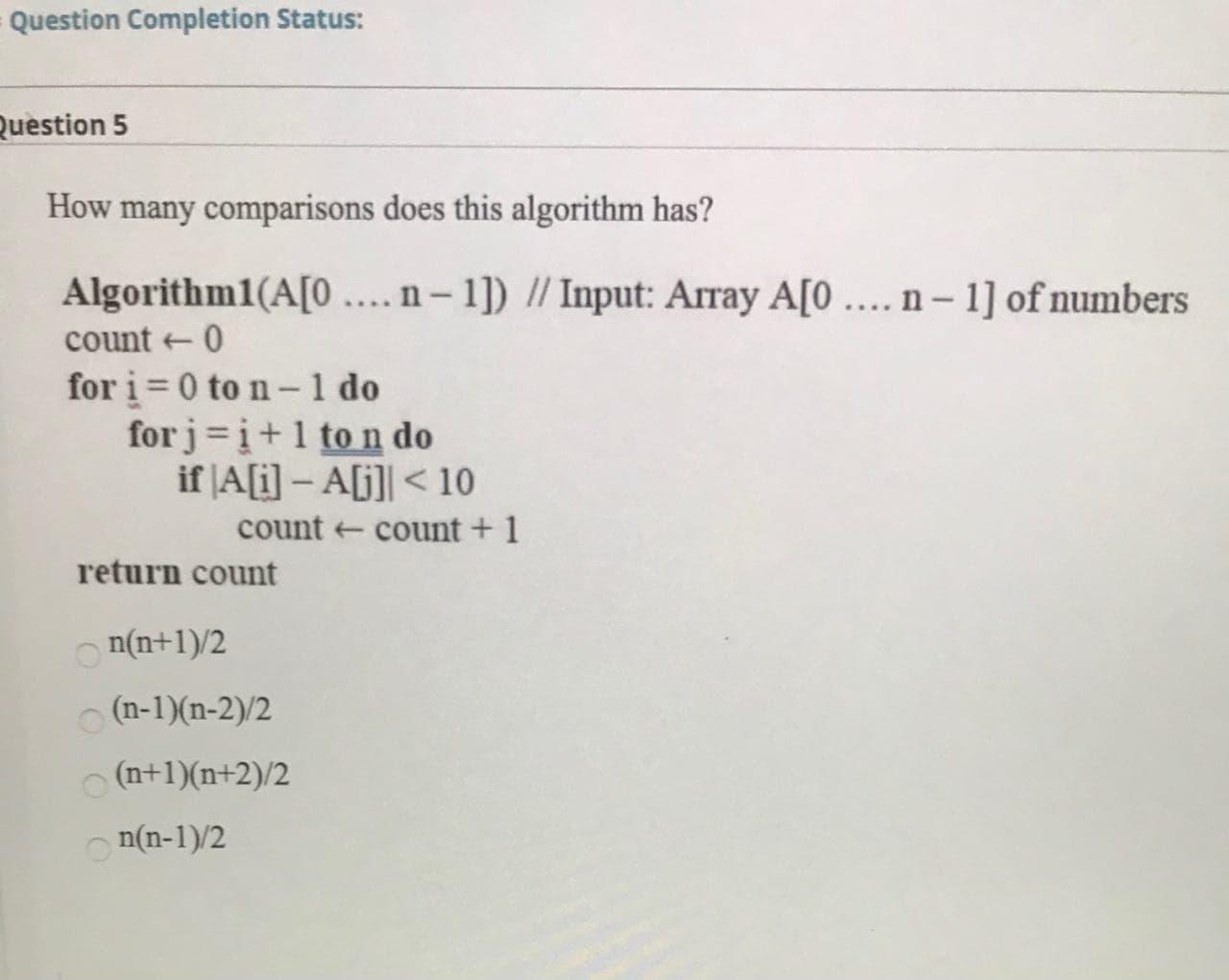 Solved Question Completion Status: Question 5 How Many | Chegg.com