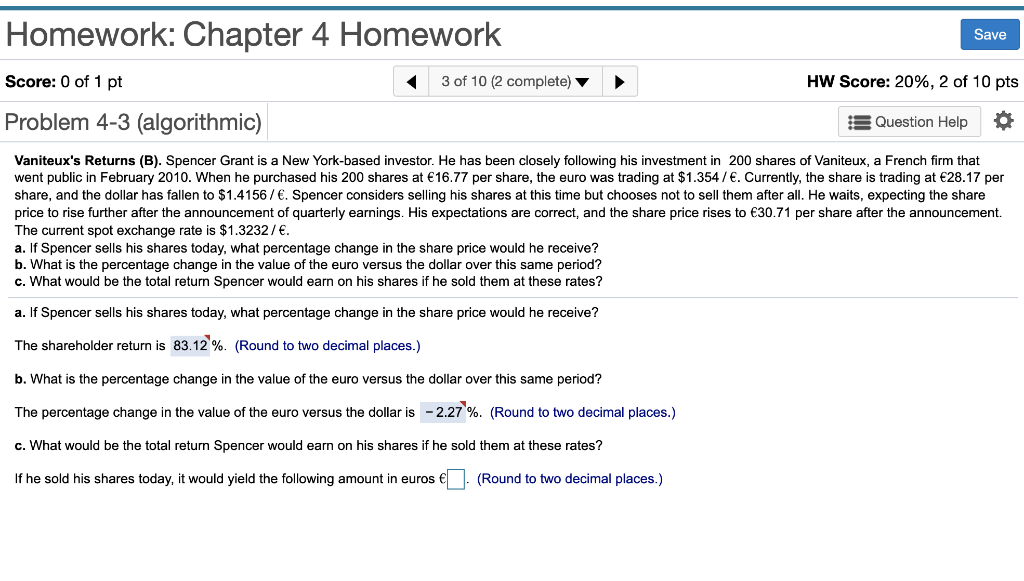 Solved Homework: Chapter 4 Homework Save Score: 0 of 1 pt 3 | Chegg.com