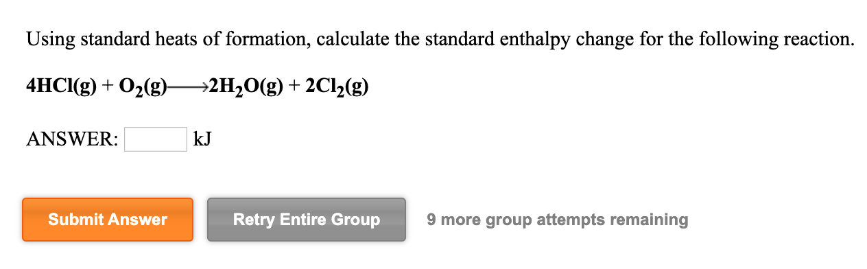 Solved Using Standard Heats Of Formation, Calculate The | Chegg.com