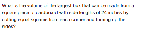 Solved What is the volume of the largest box that can be | Chegg.com
