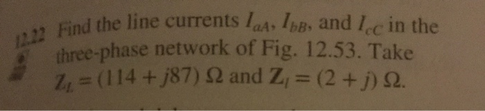 Solved Find the line currents las IB, and Iec in the | Chegg.com