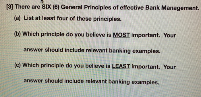 [3] There are SIX (6) General Principles of effective | Chegg.com