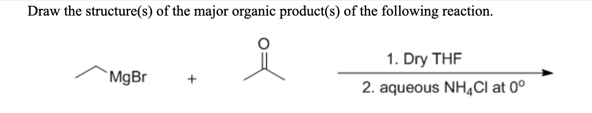 Solved Draw the structure(s) of the major organic product(s) | Chegg.com